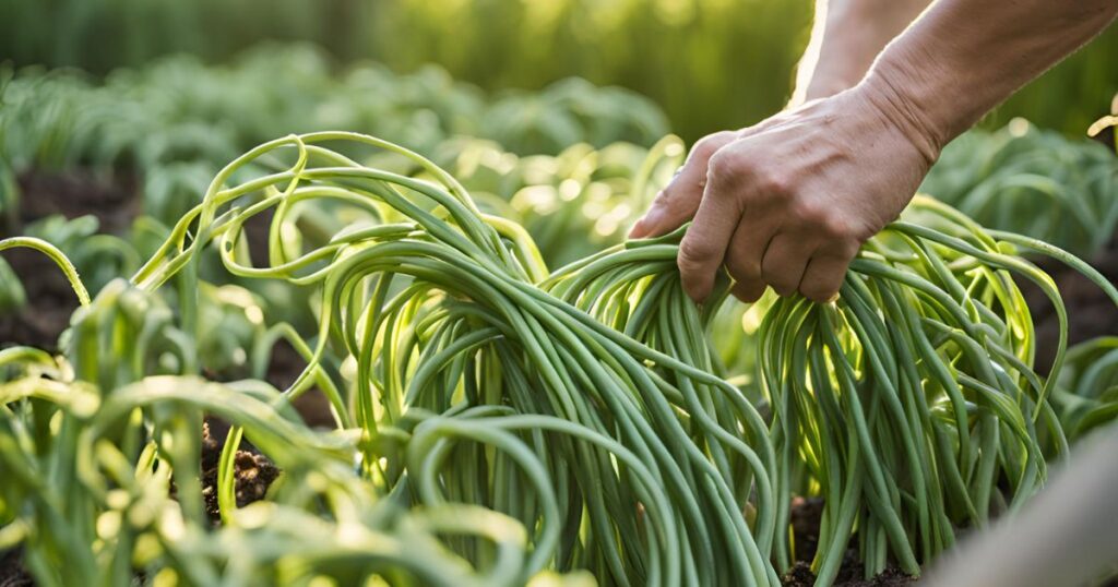 How to Harvest Garlic Scapes