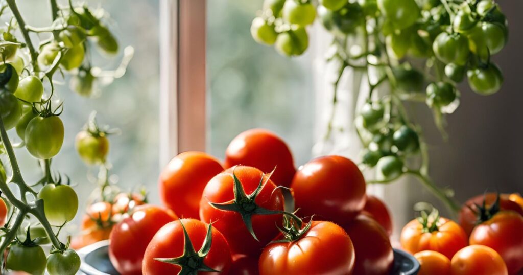 ripen tomatoes indoors