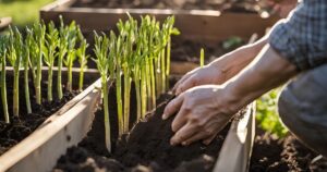 growing asparagus in raised beds