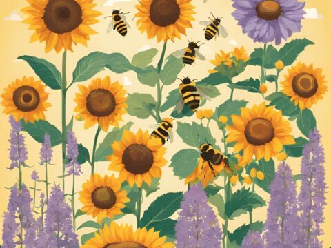 foolproof five the best plants to grow for bees