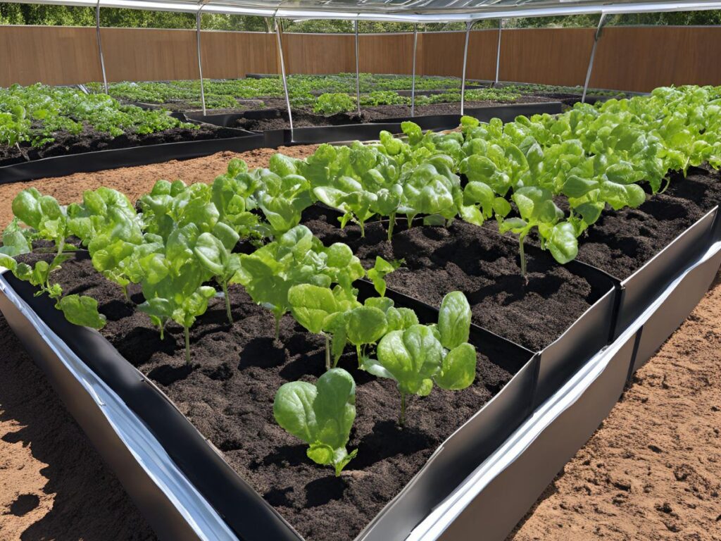 soil solarization in raised beds