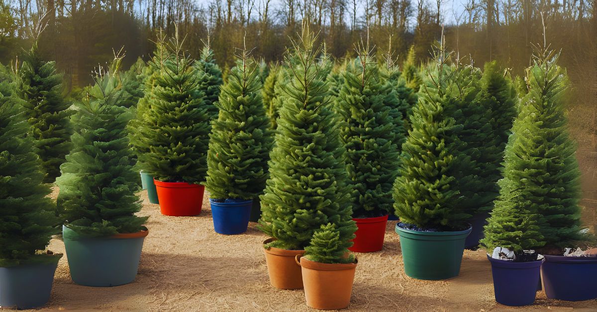 Choosing Real Christmas Trees in Pots