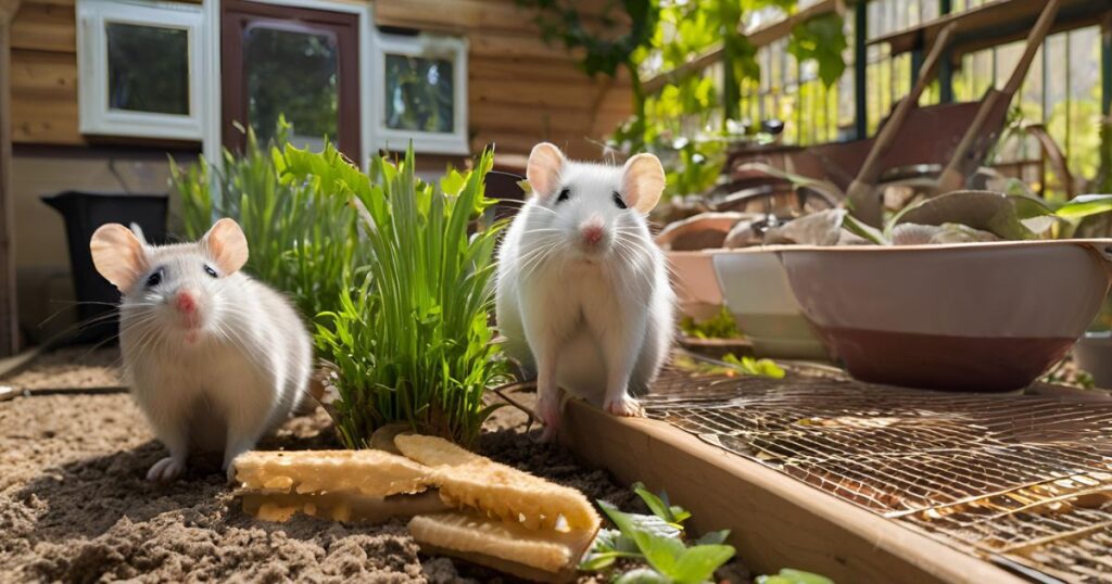 Rats in the garden