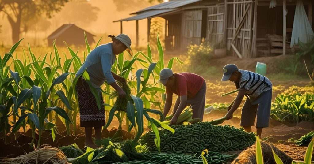 commercial farming vs subsistence farming