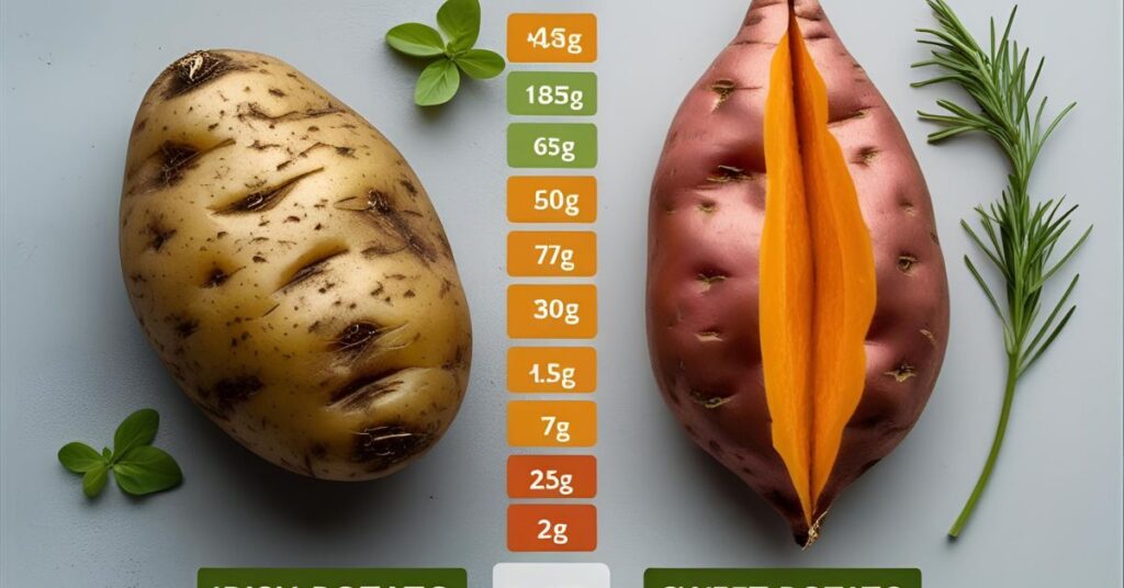 irish potato vs sweet potato
