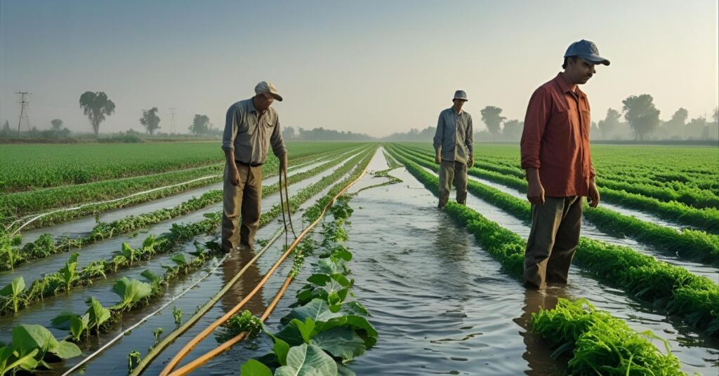 flood irrigation pros and cons