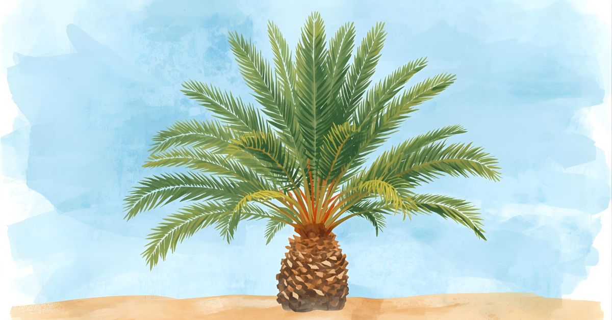 canary island palm tree