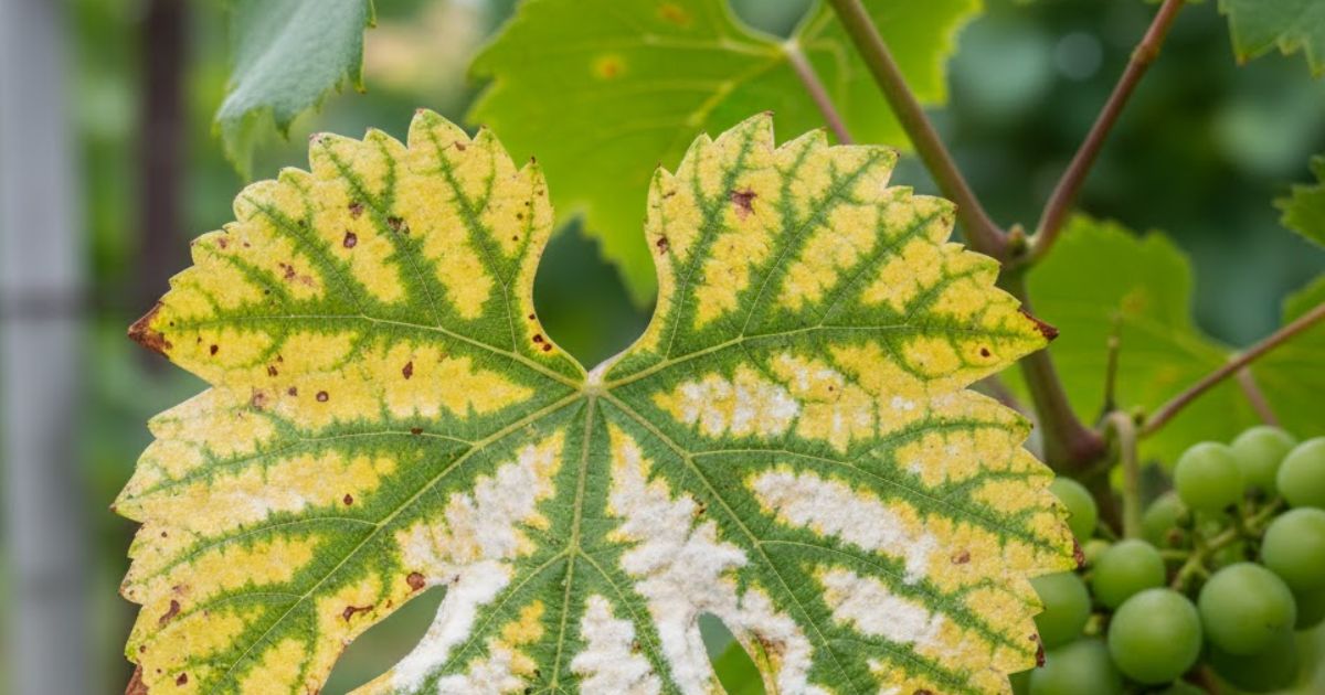 grape vine disease identification pictures